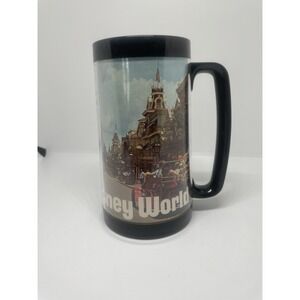 Vintage 1970's Walt Disney World Beer Mug Thermo Serv Castle Magic Kingdom